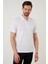 Regular Fit Pamuklu Düğmeli Polo T Shirt Erkek Polo 5902326 2