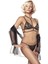 Silver Butterfly Transparan Bralet ve Sabahlık Takım 2