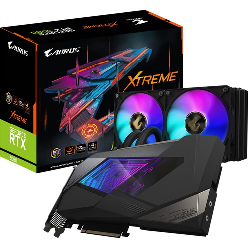 GIGABYTE RTX 3080 AORUS XTREME WATERFORCE 12GB GDDR6X 320 Bit RGB LED Nvidia Ekran Kartı
