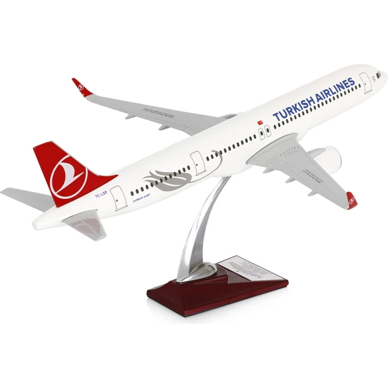 Zekupp Airbus A321 Model Uçak, 1/100 Thy  Uçak Maketi