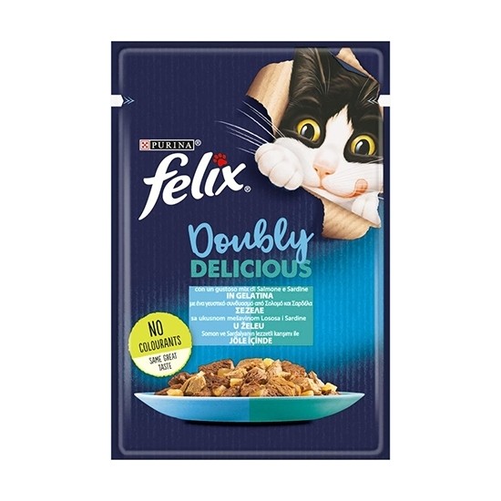 Felix Somonlu &amp; Sardalyalı Yetişkin Kedi Konservesi 12X85 gr Fiyatı