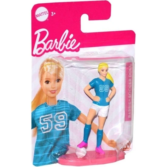 Barbie Mini Figürler Soccer Doll HBC14 HCH16
