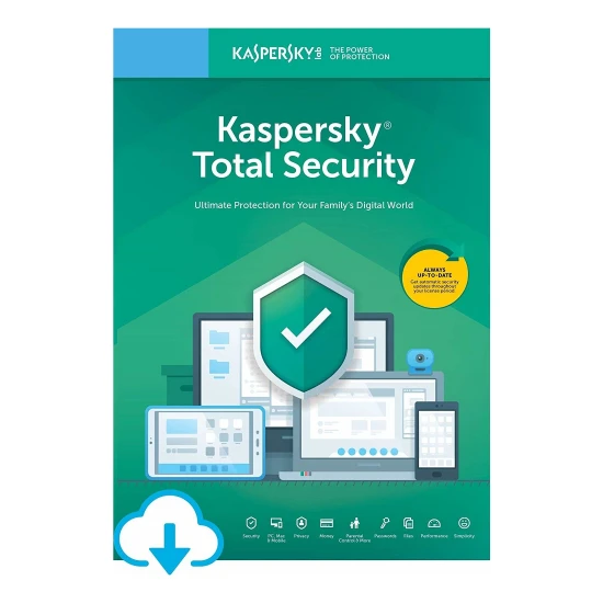 Kaspersky Total Security 1 Kullanıcı - 1 Yıl