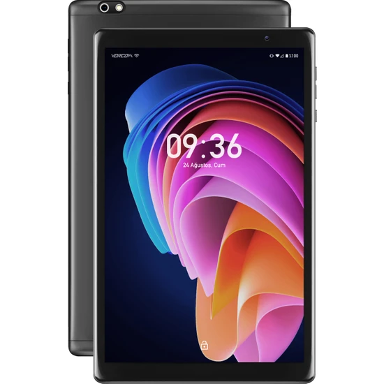 Vorcom 10.1 Inc 4 GB Ram 64 GB Hafıza 1280*800 IPS Ekran 8 Çekirdek İşlemcili SXPro Siyah Tablet