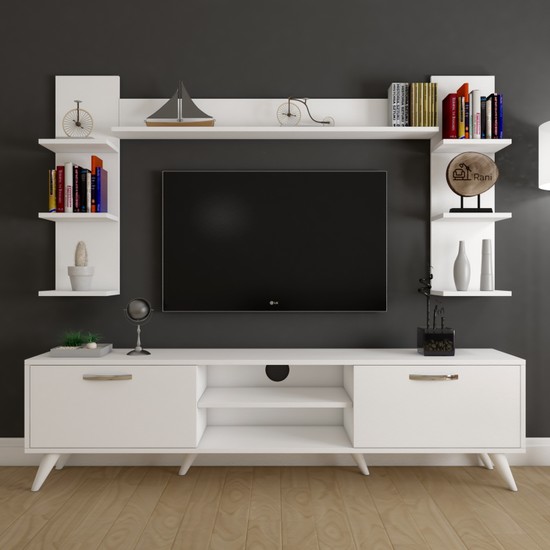 Rani A9 Duvar Raflı Tv Ünitesi Kitaplıklı Tv Sehpası Duvara Fiyatı Rani A9 Duvar Raflı Tv Ünitesi Kitaplıklı Tv Sehpası Duvara Fiyatı