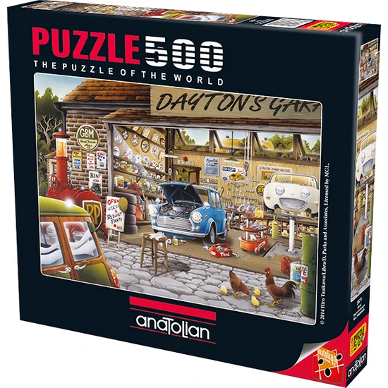 Anatolian 500 Parçalık Puzzle / Garaj - Kod 3571