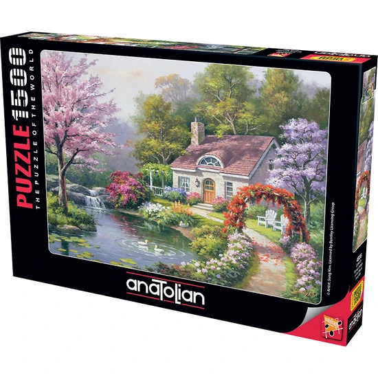 Anatolian 1500 Parçalık Puzzle / Çiçekli Ev - Kod 4556