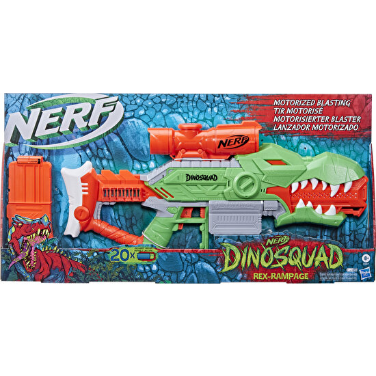 Nerf DinoSquad Rex-Rampage Motorized Dart Blaster F0807