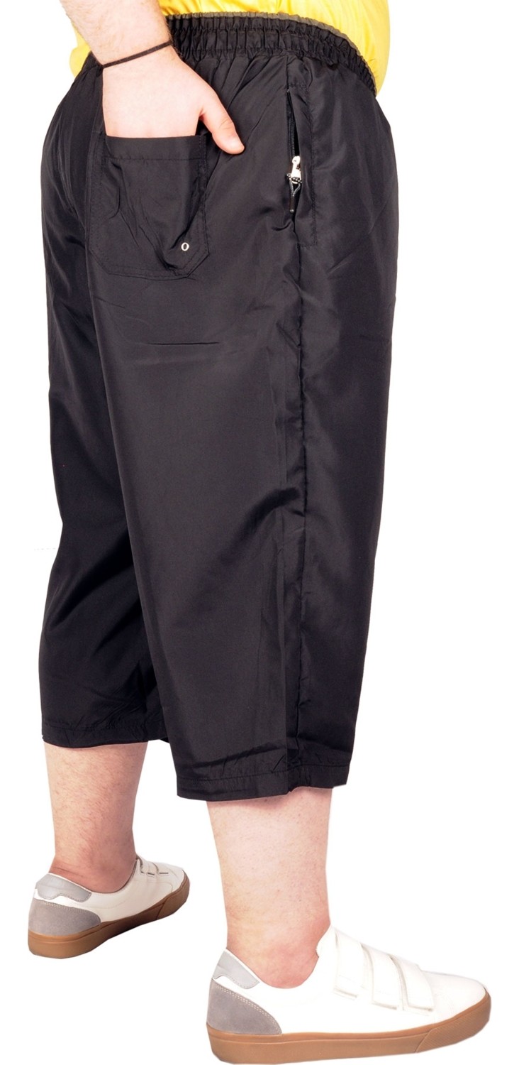 ModeXL Büyük Beden Erkek Deniz Şortu Long 21450 Lacivert görsel 2