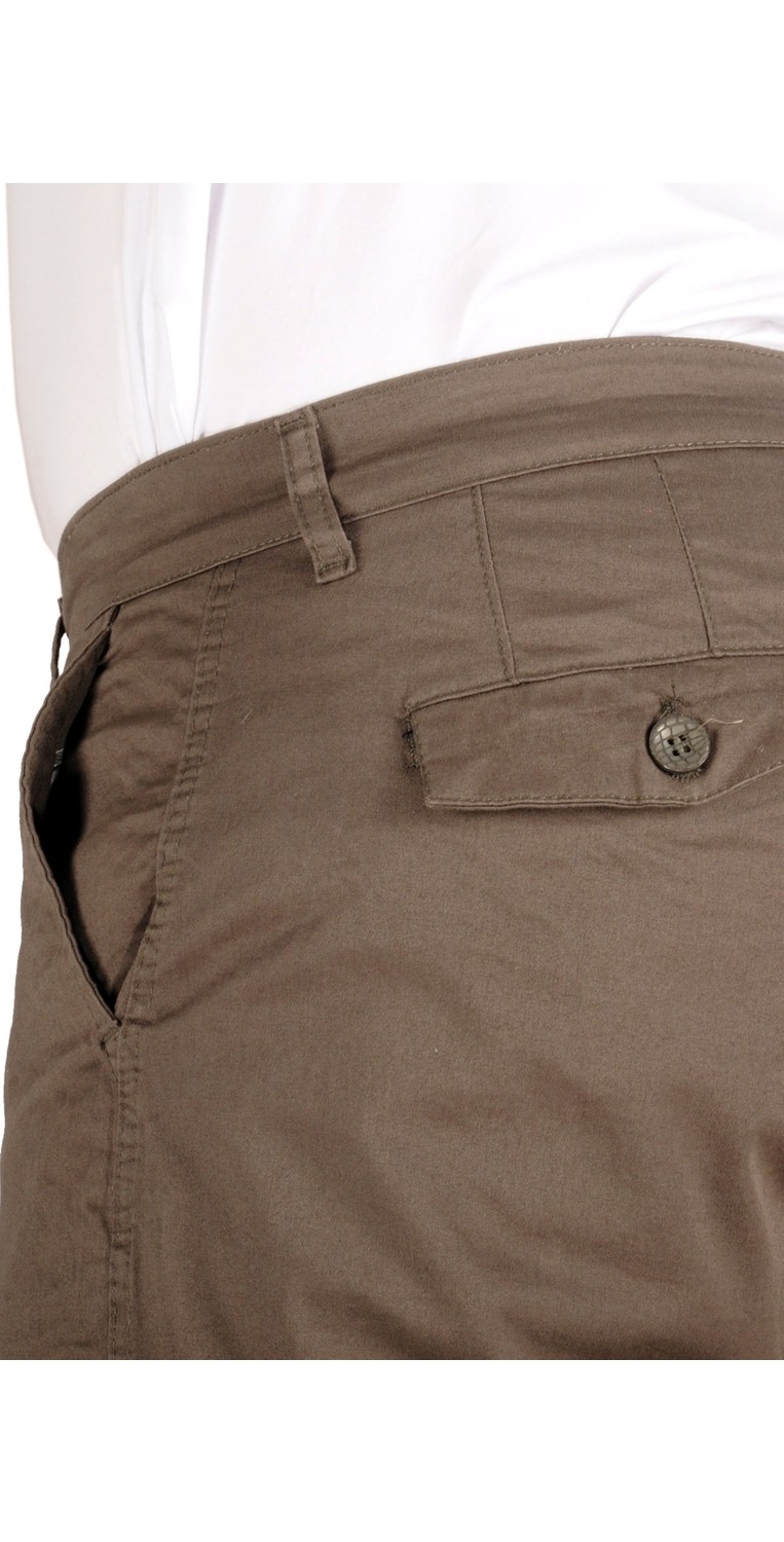 ModeXL Kapri Yancep Nice Classic Büyük Beden Erkek Şort Siyah Rahat Kesim Yazlık görsel 3