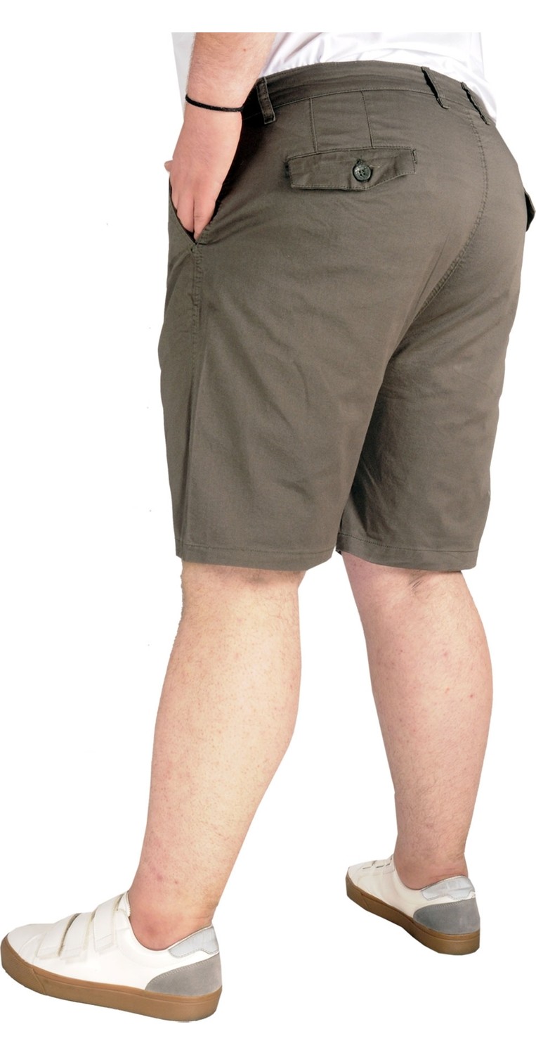 ModeXL Kapri Yancep Nice Classic Büyük Beden Erkek Şort Siyah Rahat Kesim Yazlık görsel 4