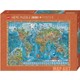 Heye Puzzle Heye 2000 Parça Şaşırtıcı Dünya Haritası Puzzle (Amazing World)