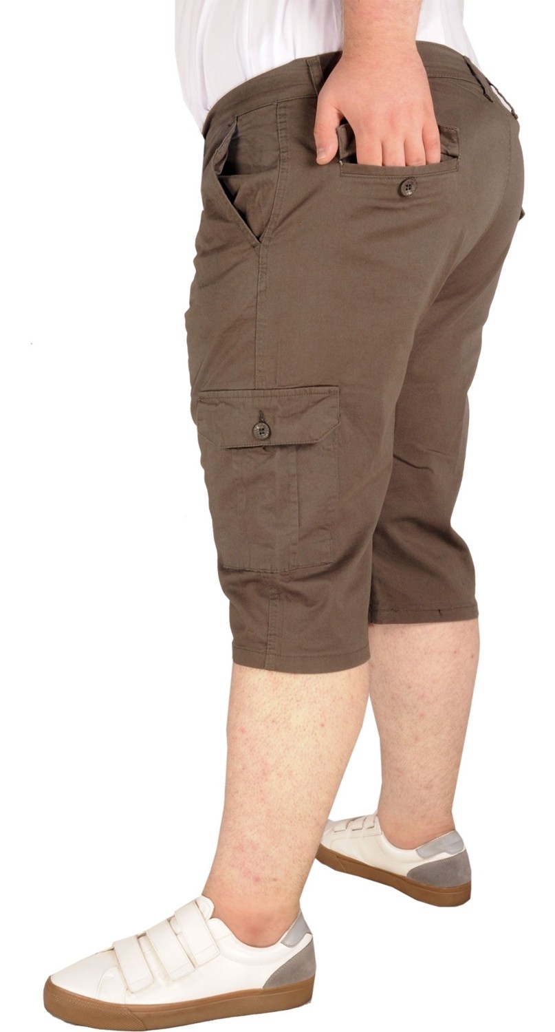 ModeXL Mode Xl Büyük Beden Erkek Kapri Klasik 21401 Antrasit görsel 8