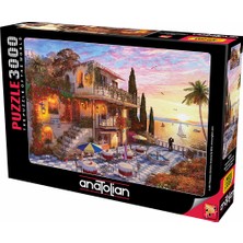 Anatolian 3000 Parçalık Puzzle / Akdenizde Romantizm - Kod 4911