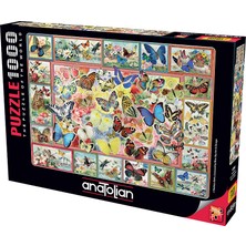 Anatolian 1000 Parçalık Puzzle / Kelebekler - Kod 1094