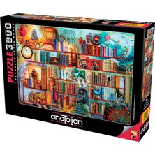 Anatolian 3000 Parçalık Puzzle / Gizemli Kitaplık - 4918