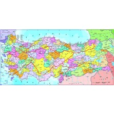 Anatolian 110 Parçalık Eğitici Puzzle / Türkiye Haritası İller - Kod 7401