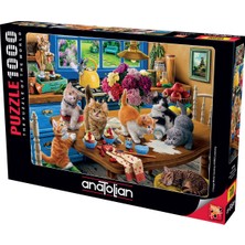 Anatolian 1000 Parçalık Puzzle / Mutfak Kedileri - Kod 1114