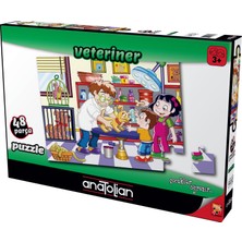 Anatolian Eğitici 48 Parçalık Puzzle / Veteriner - Kod 7465