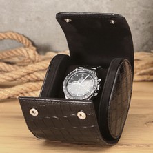 Onywatch Gerçek Deri Saat Saklama Kutusu Tekli Saat Koyma Kutusu Saat Koleksiyon Kutusu