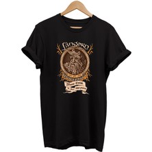 Remonz Lotr Yüzüklerin Efendisi Ent Fangorn Üniversitesi Baskılı %100 Pamuk Oversize T-Shirt