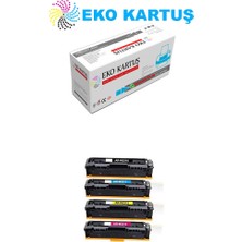 Eko Kartuş Hp Color Laserjet Pro M255NW 207X(W2210) Set Chipsiz Muadil Toner