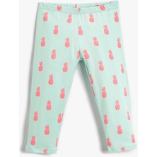 Koton Kız Çocuk Ananas Baskılı Tayt