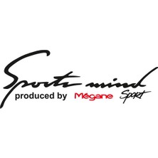 Araba Megane Sports Mind Sticker