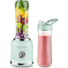 Yasomi BL019 Retro Smoothie Blender Yeşil (Yasomi Türkiye Garantili )