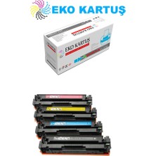 Eko Kartuş Hp Color Laserjet Pro Mfp M477FNW (CF410) Set Muadil Toner