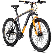 Kron Kron Xc 100 - 26" Mtb - 15' - 21 Vites - M.dısc - Mat Füme-Gri/turuncu