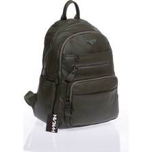 Byhakan MG-621 Yıkama Deri Kadın Sırt Çantası