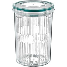 Emofom Süzgeçli Saklama Kabı 1500 ml Turşuluk & Zeytinlik