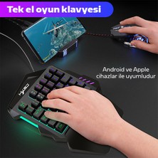 Hxsj V100+ A869 Gaming 7200 Dpı 7  Rgb Işıklı Oyuncu Klavye+Oyuncu Mouse