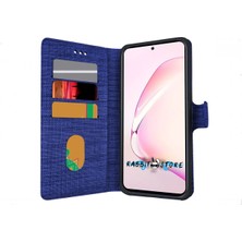 Bonjux Samsung Galaxy J4 Plus Kılıf Kumaş Cüzdan Kılıf Kapaklı