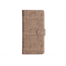 Bonjux Oppo A15S Kılıf Kumaş Cüzdan Kılıf Kapaklı
