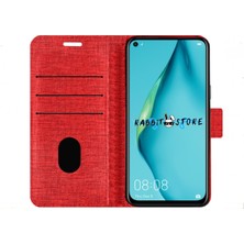 Bonjux Samsung Galaxy A72 Kılıf Kumaş Cüzdan Kılıf Kapaklı