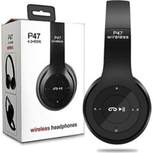 P47 Wıreless 5.0+Edr Bluetooth Kablosuz Mp3 Çalar Kulaklık P47