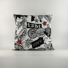 Tedz Collection Bomb Baskılı Kırlent Kılıfı