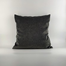 Tedz Collection Charcoal Gri Kadife Kırlent Kılıfı