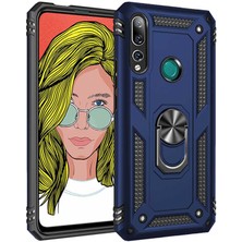 Kılıfist Huawei Y9 Prime 2019 Kılıf Yüzüklü Magnetic Antişok Korumalı Silikon Kapak