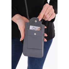 Erkan İçen Design Koyu Gri Erkan Içen Design / Omuz Çantası / Cep Telefonluk / Kartlık