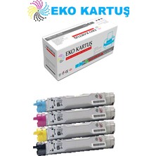 Eko Kartuş Xerox Phaser 6200 016200200 Kırmızı Muadil Toner