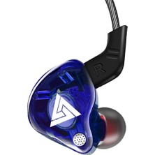 Waysle Qkz Ak6 Stereo 3.5mm Spor Çağrı Kulaklık Mic Mikrofon Ile Dizüstü Pc Mavi Için (Yurt Dışından)