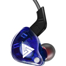 Waysle Qkz Ak6 Stereo 3.5mm Spor Çağrı Kulaklık Mic Mikrofon Ile Dizüstü Pc Mavi Için (Yurt Dışından)