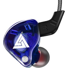 Waysle Qkz Ak6 Stereo 3.5mm Spor Çağrı Kulaklık Mic Mikrofon Ile Dizüstü Pc Mavi Için (Yurt Dışından)