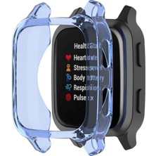 Waysle Kılıf Kapak Kabuk Çerçeve Tampon Koruyucu Aksesuarları Garmin Venu Sq Mavi Için (Yurt Dışından)