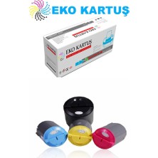 Eko Kartuş Xerox Phaser 6110 6110 (106R01203-04-05-06) Set Muadil Toner