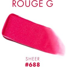 Guerlain Rouge G Sheer Shine Lipstick Shade 688 Raspberry