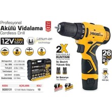 Sgs 5131 Profesyonel Akülü Vidalama 12 Volt 1.5 Amper